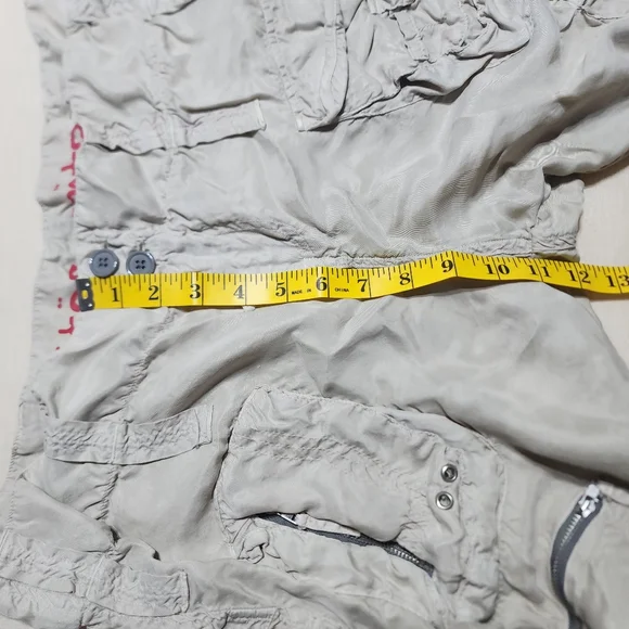 Pete & Greta By Johnny Was Marika Cream Color Cargo Pants - Picture 10 of 14